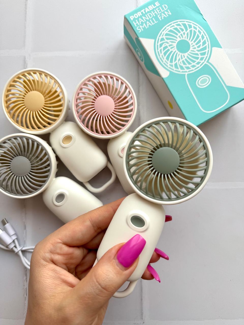 پنکه شارژی سه قدرته