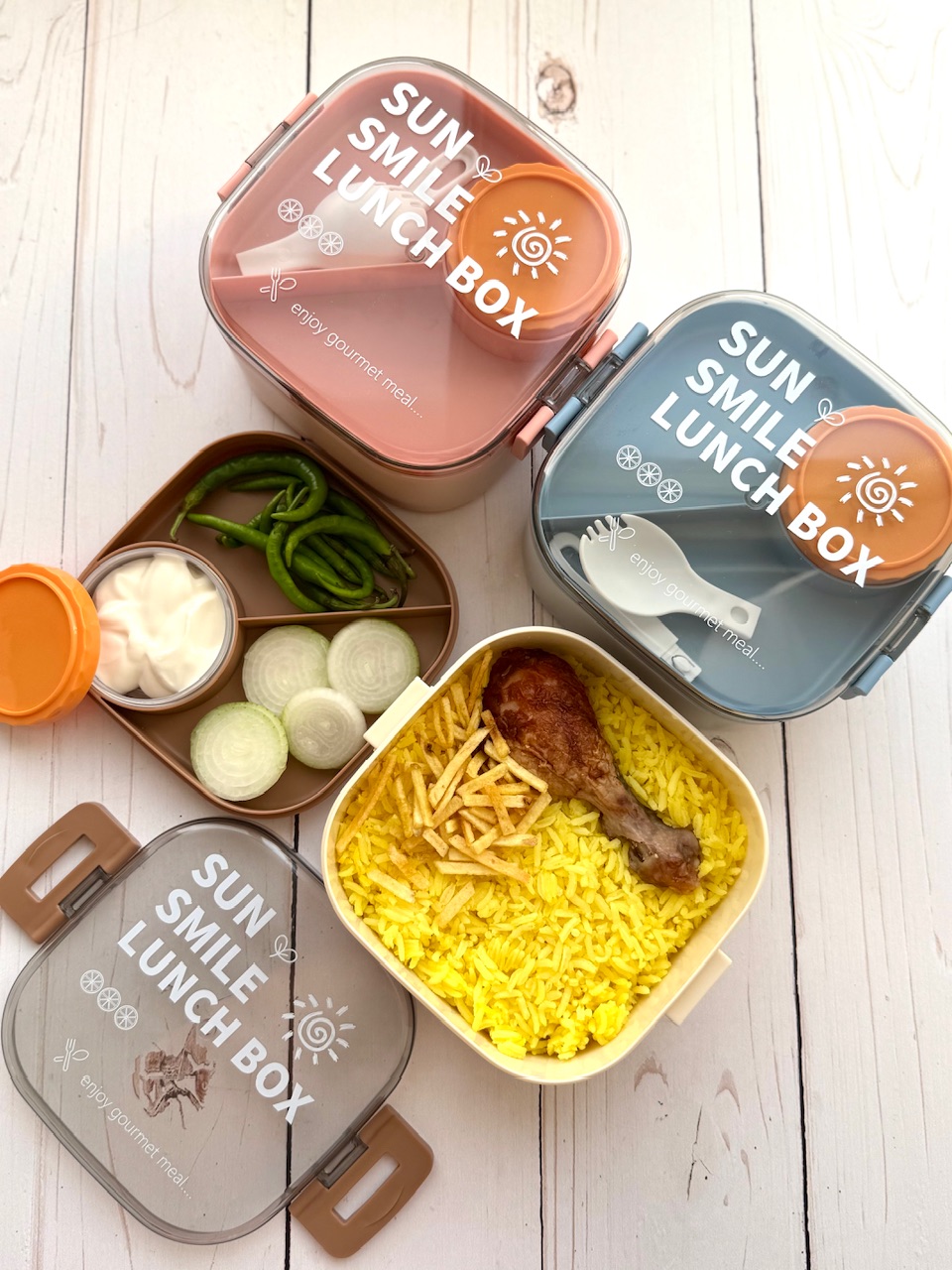 لانچ باکس دوطبقه سان اسمایل